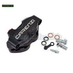 Pinza de freno radial Carenzi de 4 pistones. Negra