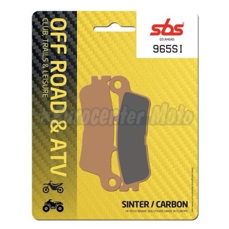 Pastillas de freno SBS Sinterizadas Fantic y Yamaha varios modelos