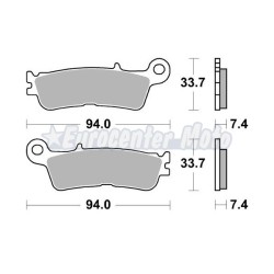 Pastillas de freno SBS Sinterizadas Fantic y Yamaha varios modelos