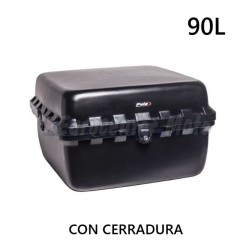 Baúl Big Box de 90 litros con cerradura. Negro