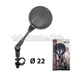 Espejo universal ambos lados abatible. Redondo de Ø115mm con abrazadera