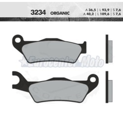Pastillas de freno orgánicas Brenta 3234 Aprilia SR, SXR y Piaggio Typhoon varios años