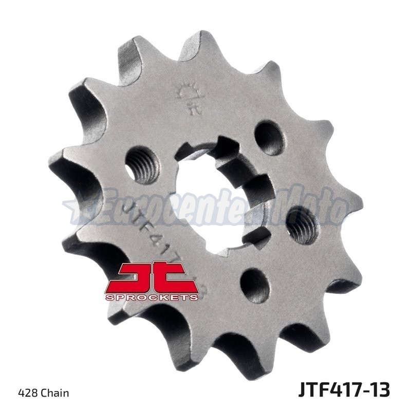 Piñón JT Acero JTF417 de 428x13 Kawasaki Eliminator 125, KDX, KMX 125/200...