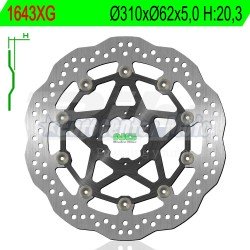 Disco de Freno Delantero NG 1643XG Honda CRF 1000/1100 L Africa Twin (2016-2025)