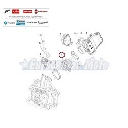 Goma tobera admisión Original Piaggio Beverly, MP3 y X10 350i