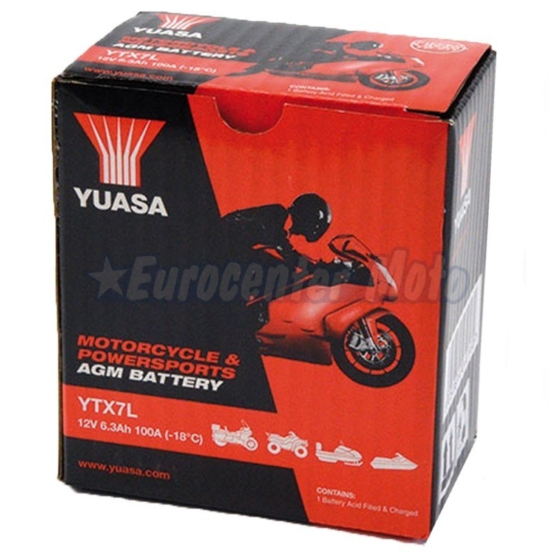 Batería Yuasa YTX7L Activada