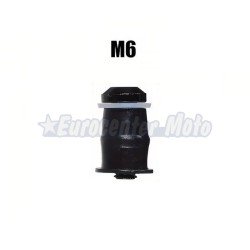 Kit tuerca de goma con arandela y tornillo métrica de 6mm