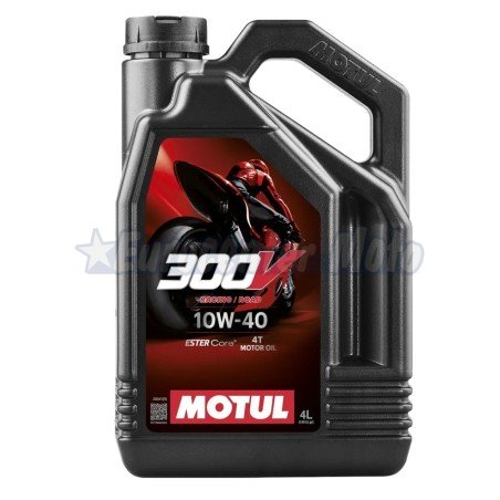 Aceite Motul 300V 10W-40 Road Racing. 4L