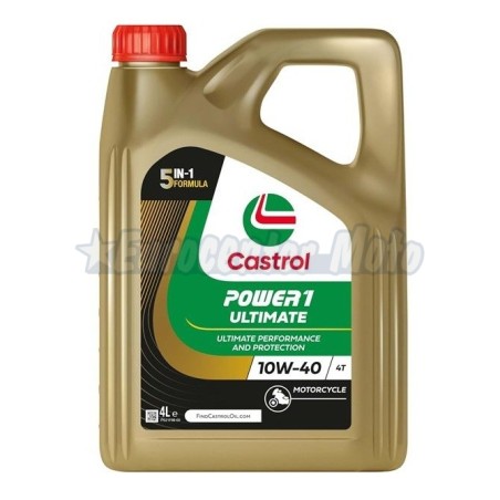 Aceite Castrol Power 1 Ultimate 10W-40 4T. 4L
