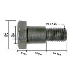 Tornillo universal caballete lateral 8x125