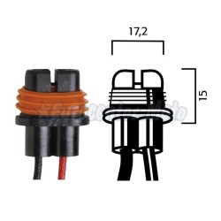 Portalámparas con cables para bombillas H8/H9/H11