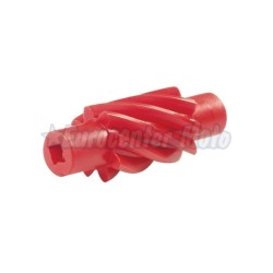 Piñón reenvío cuenta km Vespa Primavera y PK 50/125. 8 Dientes. Rojo