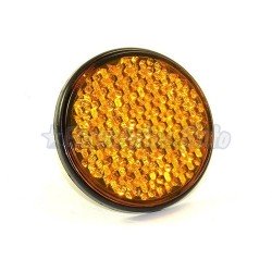 Catadióptrico redondo ambar adhesivo