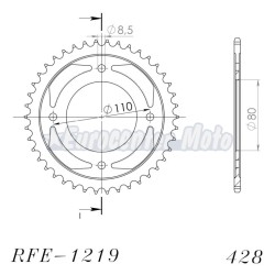 Corona Supersprox Honda CB 125 F y CBF 125 varios años