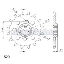 Piñón Supersprox 520x14 Honda y Yamaha varios modelos