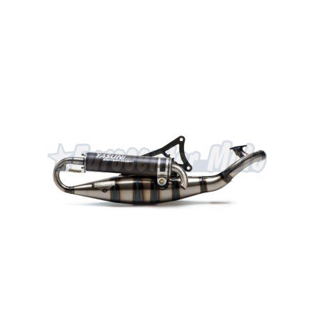 Escape Yasuni R motores Minarelli Horizontal. Cola negra.