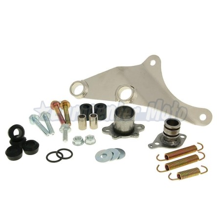 Kit soporte y tornillería escape Yasuni Carrera 16 Piaggio Scooter TUB423