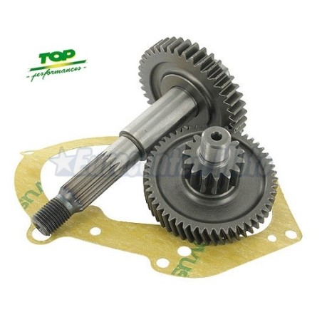 Transmisión Secundaria Top motores Minarelli/Yamaha Scooter. 15/41z