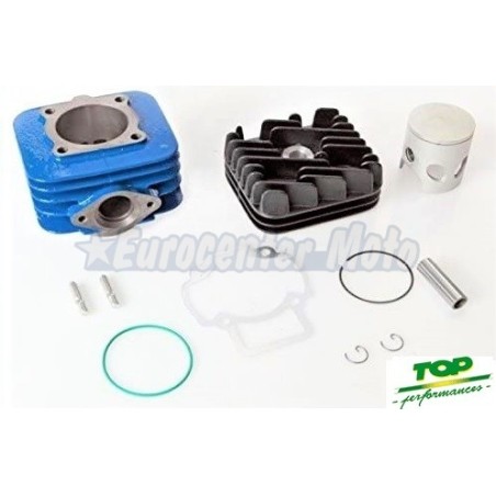 Kit cilindro Top Racing Gold Line Piaggio Aire (Top Azul) 70cc D.47,6 Monosegmento.