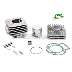 Kit cilindro motores Piaggio AC Top TPR Aluminio 70cc D.47,6 Monosegmento. Aire