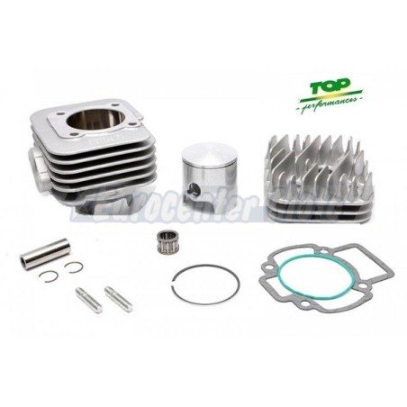 Kit cilindro motores Piaggio AC Top TPR Aluminio 70cc D.47,6 Monosegmento. Aire
