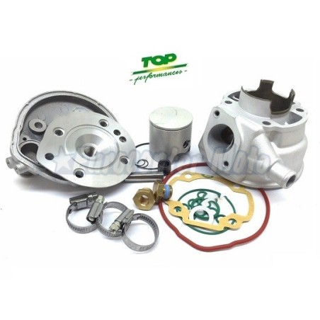 Kit cilindro Minarelli Horizontal LC Top TPR 2 Aluminio D.47,6 Monosegmento. Bulón 10mm