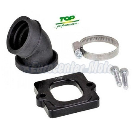 Tobera admisión Top Performances TPR motores Piaggio. Entrada 34,5mm