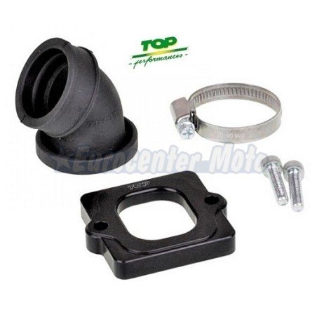 Tobera admisión Top Performances TPR motores Piaggio. Entrada 34,5mm