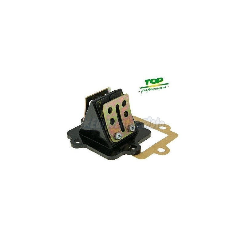 Caja laminas 4 petalos carbono Top espesor 0,30mm Minarelli/Yamaha Horizontal