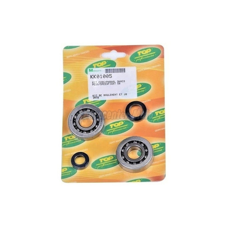 Kit cojinetes y retenes cigüeñal Top Peugeot scooter 50