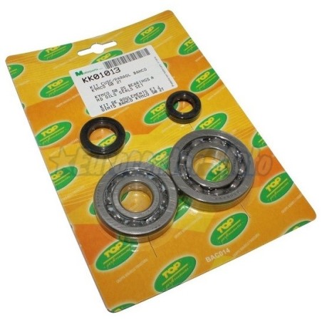 Kit cojinetes y retenes cigueñal Top Kymco 50 2 Tiempos. (Agility, Vitality, Peolpe 50…)