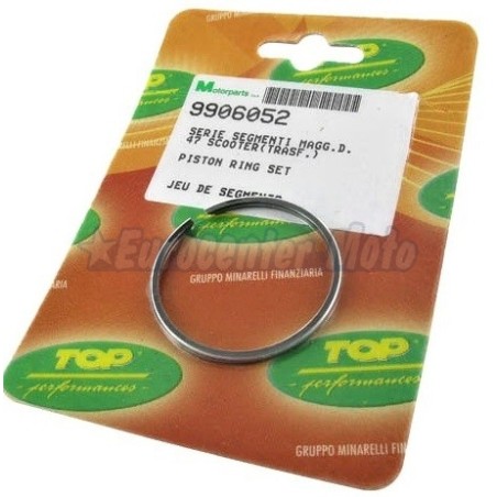 Juego segmentos motores Minarelli/Yamaha D.47mm. Pistón Top 9931330