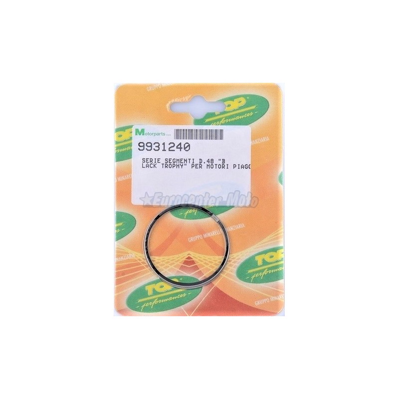 Juego segmentos motores Piaggio D.48mm. Pistón Top 9931230