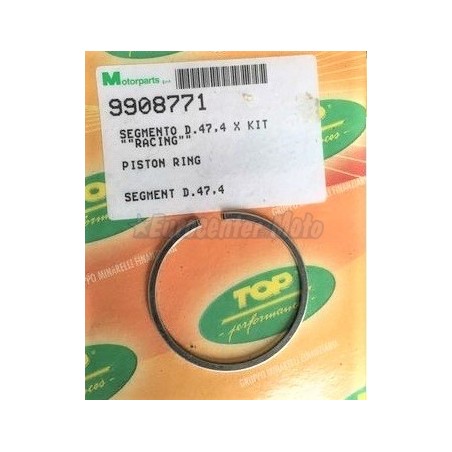 Segmento pistón cilindros Top Racing Minarelli/Yamaha D.47,4mm. Pistón Top 9908801