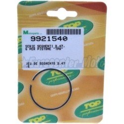 Segmento pistón cilindros Top TPR y TPR 2 Aluminio Piaggio y Minarelli D.47,6mm.