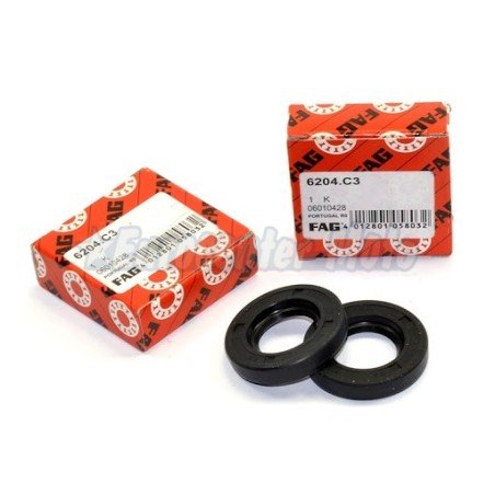 Kit cojinetes y retenes cigüeñal Derbi Atlantis (Motor Derbi), Hunter, Predator, Paddock