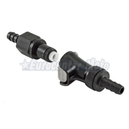 Conector rápido tubo de gasolina. Racord de 6mm