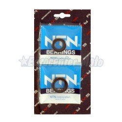 Kit cojinetes y retenes cigueñal NTN motores Piaggio 50cc 2T.