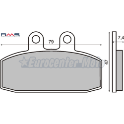 Pastillas de freno orgánicas Aprilia Sportcity, Derbi Rambla…