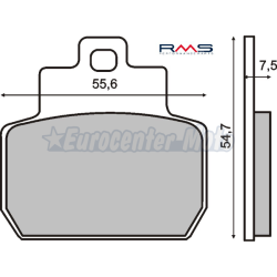 Pastillas de freno orgánicas Piaggio X8, X9, MP3…