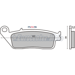 Pastillas de freno sinterizadas Kymco SuperDink, K-XCT, Honda SH i 125/300...