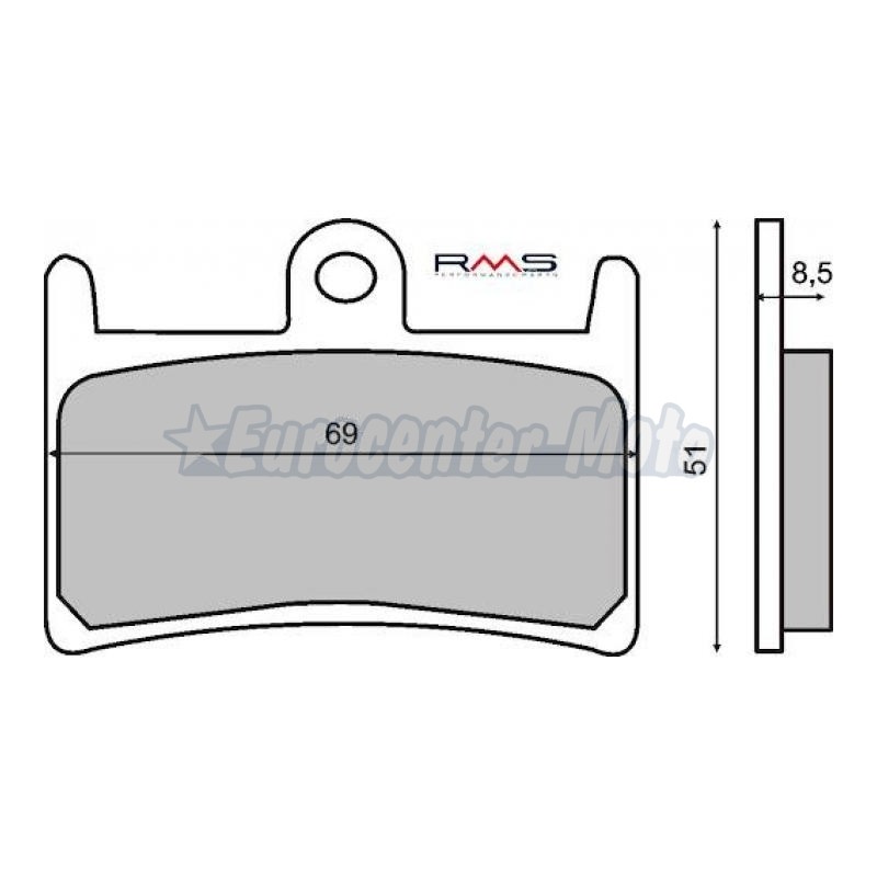 Pastillas de freno sinterizadas Yamaha T-Max y varios modelos