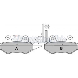 Pastillas de freno orgánicas Suzuki Burgman 400, Kymco Peolple 250…