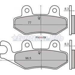 Pastillas de freno orgánicas Peugeot varios modelos