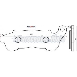 Pastillas de freno orgánicas Honda SH 300, Forza 300…Burgaman 125 desde 2007