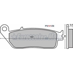Pastillas de freno sinterizadas Honda SH 125, SilverWing, Yamaha X-Max...