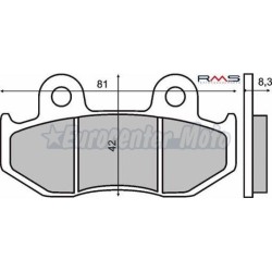 Pastillas de freno orgánicas Suzuki Burgman 250 traseras y Honda varios modelos