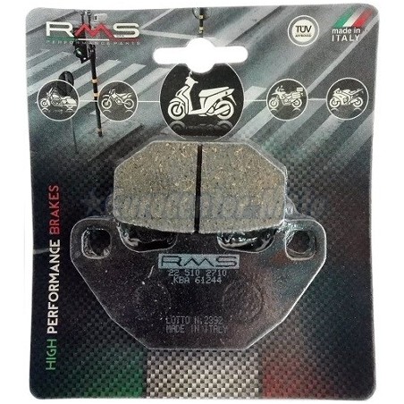 Pastillas de freno orgánicas Kymco Agility City 125 Euro 3 delanteras y SYM varios