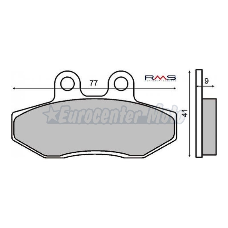 Pastillas de freno orgánicas Yamaha Cygnus X 125 delanteras