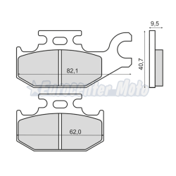 Pastillas de freno orgánicas Suzuki Burgman 125-200 traseras desde 2007